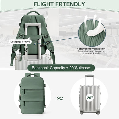 Ryanair Cabin Backpack 40x20x25 - Compacte Handbagage Reistas voor Heren en Dames