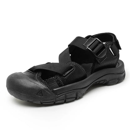Zomerse Casual Herensandalen – Comfortabele Ademend Roman Outdoor Slippers met Antislip Zool