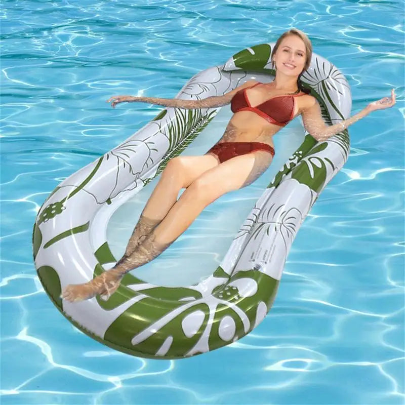 Opblaasbare Pool Lounge Float – Zonnebed Drijver voor Zwembad – Duurzaam PVC
