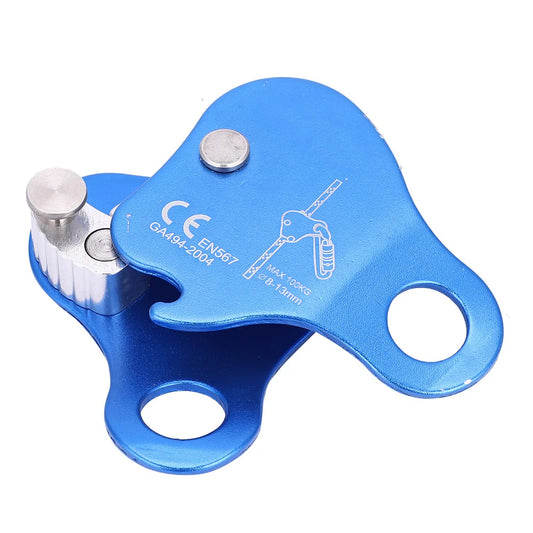 Aluminium Rope Grab – Klimbeveiliging met Vergrendeling voor 10–12mm Touw | CE Gecertificeerd