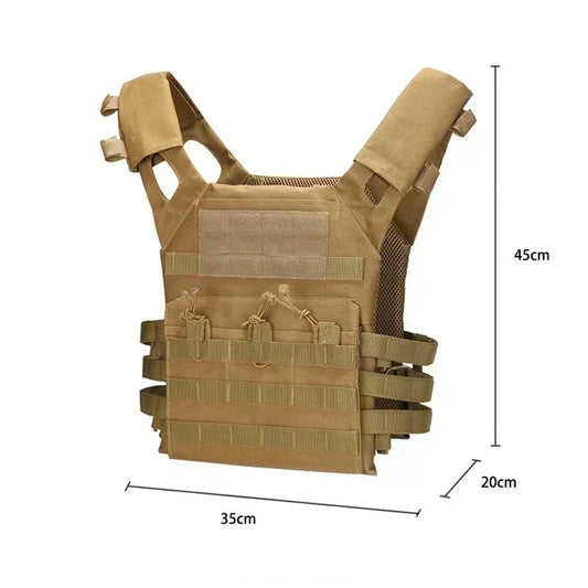 Taktische Nylonweste – MOLLE-Kampfkörperschutz, Airsoft-Jagdausrüstung, wasserabweisende Weste