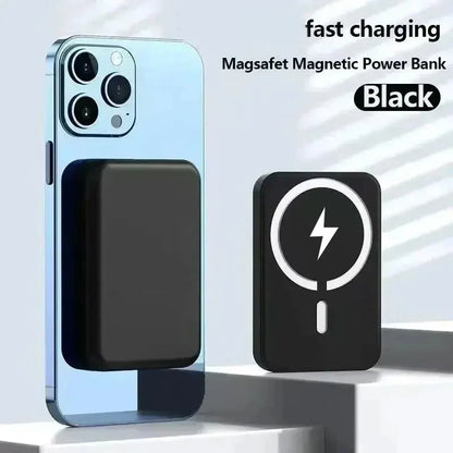Magnetische 50000-mAh-Powerbank – 20-W-Schnellladegerät, kabelloser externer MagSafe-Akku für iPhone 13/14/15, Xiaomi und Samsung