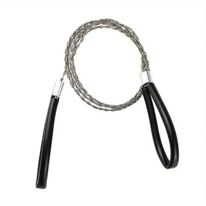 1PC Draagbare RVS Draadzaag met Vingerhandvat – Pocket Handzaag voor Kamperen, Hiking en Overleving