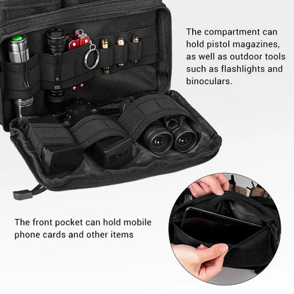 Tactical Triple Magazine Pouch – 5.56mm &amp; 7.62mm Open Top MOLLE Pouch for Airsoft and Hunting