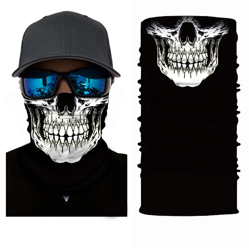 Fiets Bandana Sjaal – Naadloze Tactical Nekhoes & Balaclava – Fiets-, Ski- & Motor Masker voor Mannen – Outdoor Hiking & Vissen