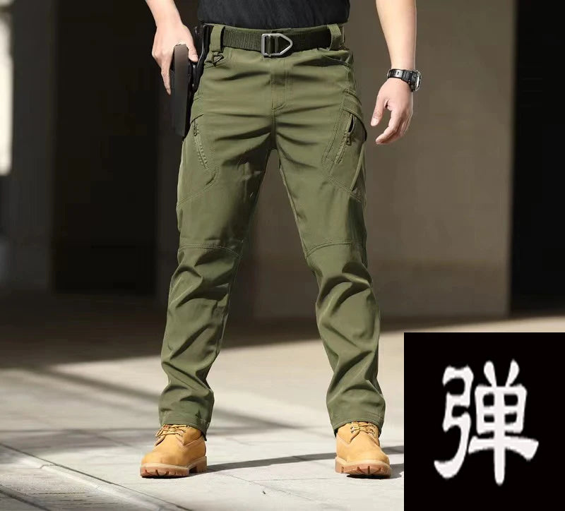 Heren Cargo Broek Lente/Herfst – Elastische Outdoor Broek voor Trekking, Hiking, Camping en Sport