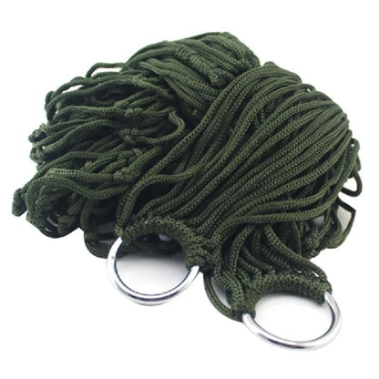 Outdoor-Hängematte – Nylon-Hängematte mit Gurten für Camping, Reisen und Überleben