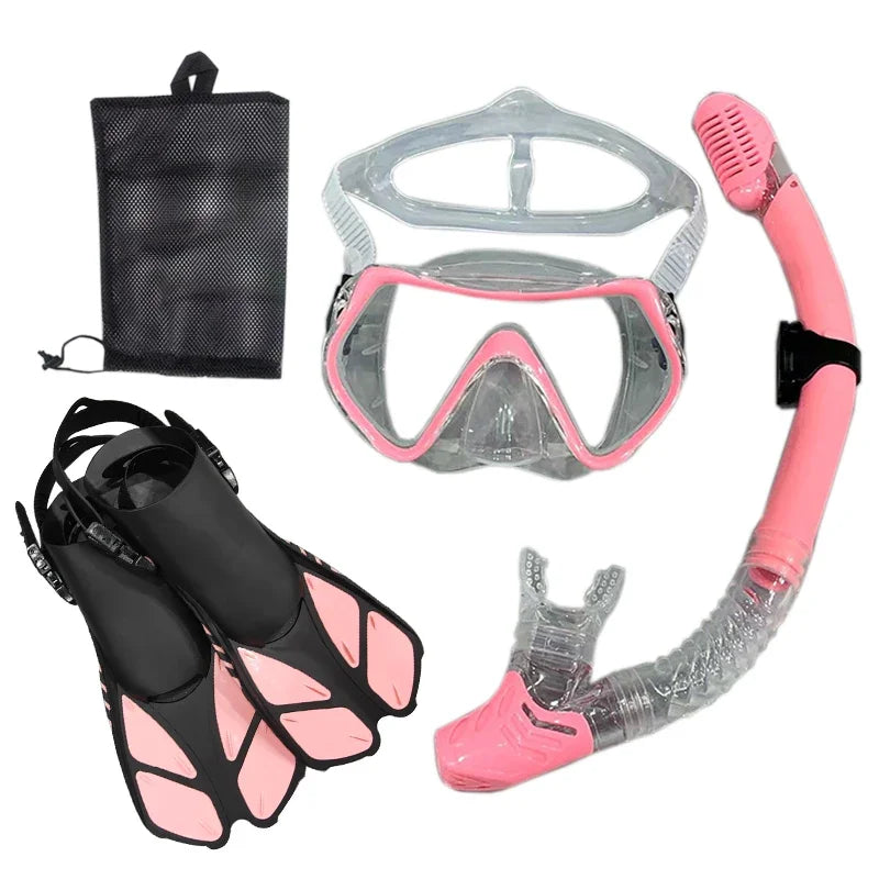 Snorkel- en Duikset voor Volwassenen | Unisex Zwembril, Duikmasker en Ademhalingbuis