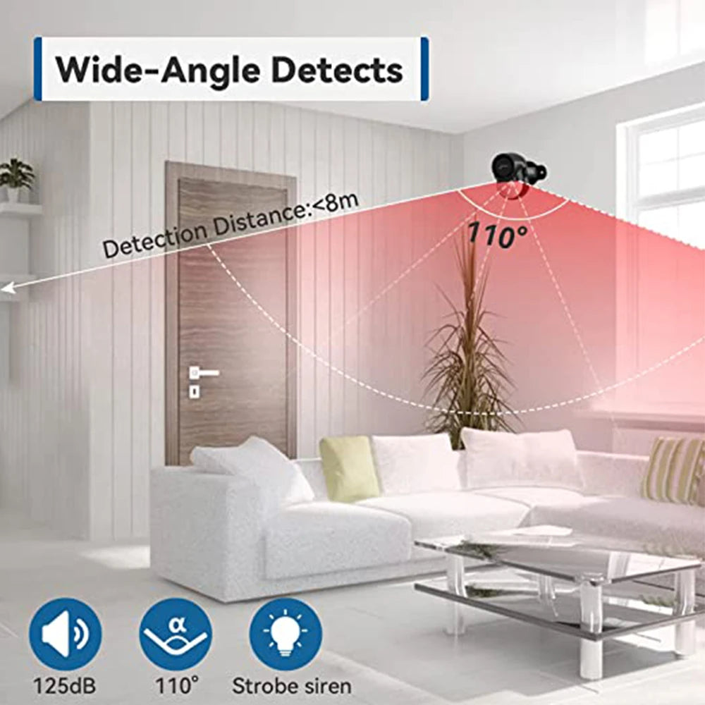 WLAN-IP-Kamera YCC365 Plus – 3 MP Smart Home Auto Tracking, volle Nachtsicht, kabellose CCTV-Überwachungskamera