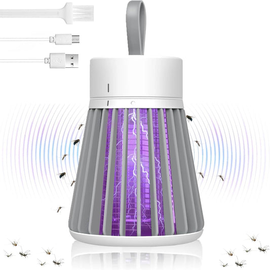 Mosquito Zapper, USB Oplaadbare Vliegenmepper, UV Licht Mosquito Killer, Chemische Vrije Insectenval voor Binnen en Buiten