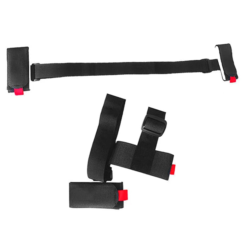 Verstellbarer Ski- und Snowboard-Tragegurt – Nylon-Schultergurt und Griff mit Schutz