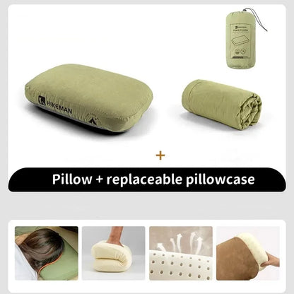 Outdoor Camping Kussen | Geheugenfoam Reiskussen voor Cervicale Ondersteuning en Lunchpauze | Tragere Terugslag