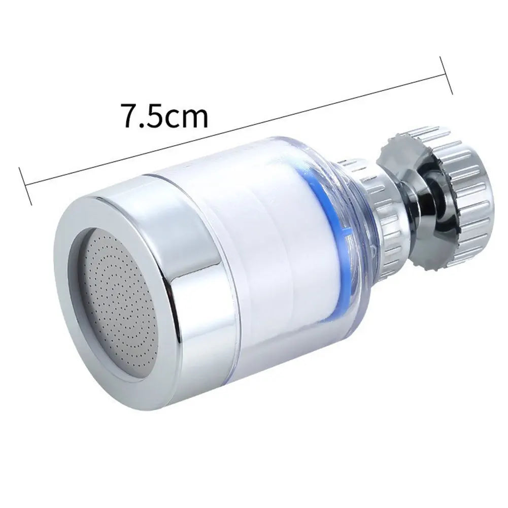 Faucet Water Filter - 360° Draaiend Waterfilter met PP Katoen voor Kranen in Keuken & Badkamer