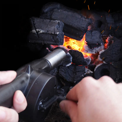 Handmatige BBQ Blaasbalg | Draagbare Houtskoolventilator voor Grill & Kampvuur