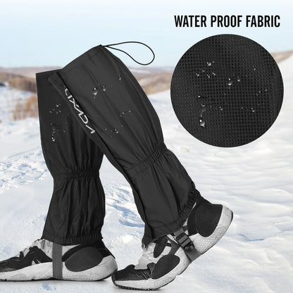 Lixada Gaiters – Waterdichte & Winddichte Beenbeschermers voor Skiën, Wandelen & Klimmen