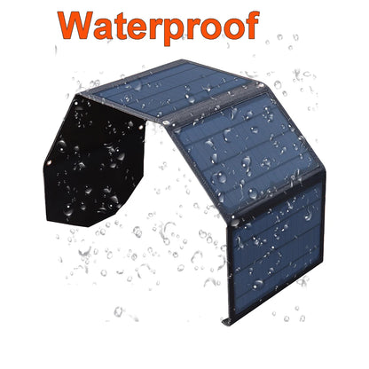 40W Opvouwbaar Zonnepaneel – Draagbare USB Solar Oplader voor Telefoon & Powerbank, Camping & Outdoor