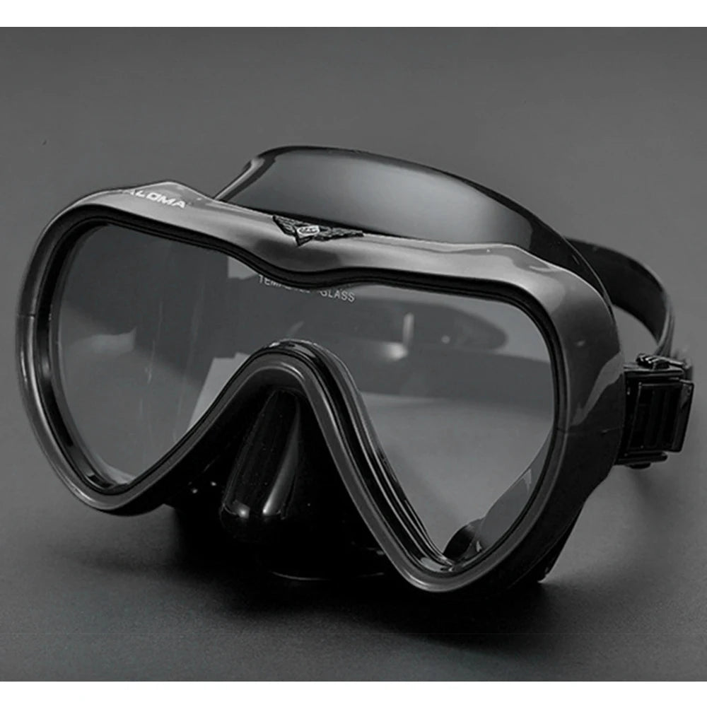 Lekvrije Snorkelset | Anti-Fog Zwembril met Gehard Glas en Dry Top Snorkel voor Snorkelen en Duiken