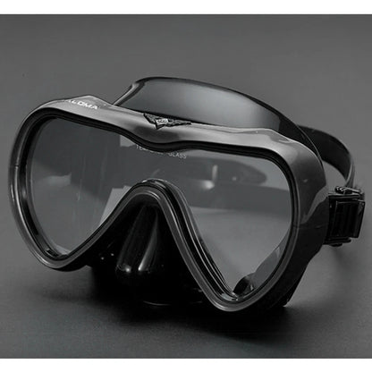 Lekvrije Snorkelset | Anti-Fog Zwembril met Gehard Glas en Dry Top Snorkel voor Snorkelen en Duiken