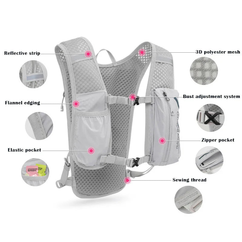 15L Trinkrucksack – wasserdichte Outdoor-Fahrradtasche für Radfahren, Klettern, Camping und Reisen