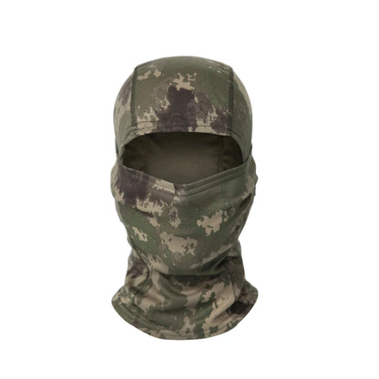 Camouflage Balaclava Hoed voor Fietsers & Jagers – Volledige Gezichtsmasker voor Buiten, Skiën, Motorhelm Binnenmuts