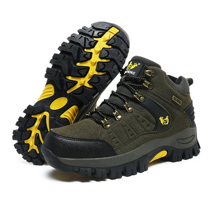 Heren Hiking Boots – Slijtvaste Bergschoenen voor Outdoor & Trekking