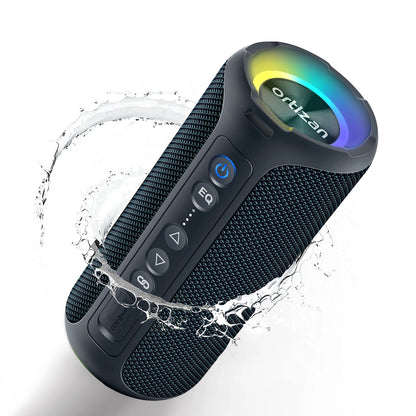 X8 Pro Bluetooth Speaker – 40W Draadloze Stereo Geluid, Diepe Bass, IPX7 Waterdicht, 30U Playtime, 7 Kleuren Licht, 3 EQ Modus
