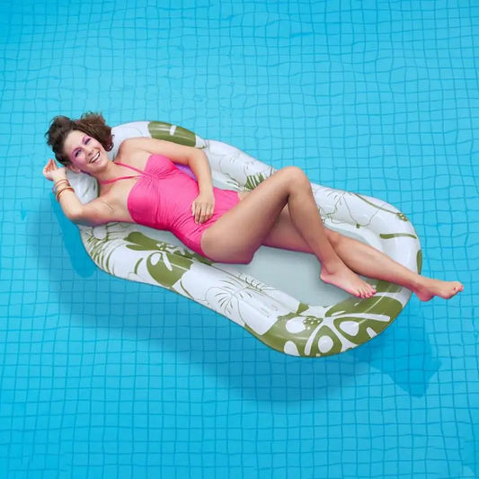 Opblaasbare Pool Lounge Float – Zonnebed Drijver voor Zwembad – Duurzaam PVC