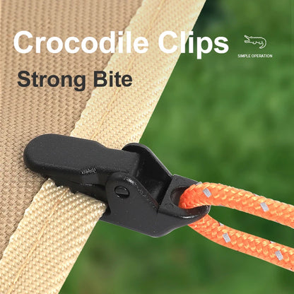 Sterke Tentclips – 10/20/50 Stuks Anti-Wind Clips voor Tarp, Tent Haken & Krokodillen Klemmen voor Kamperen