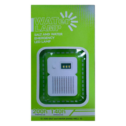 Salt Water Emergency Lamp – Draagbare, Herbruikbare LED Campinglamp voor Outdoor, Vissen en Picknicks