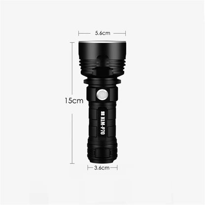 Wasserdichte LED-Taschenlampe – Taschenlampe mit 3 Modi für Wandern, Camping und Notfälle