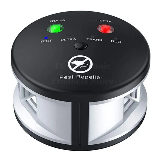 Ultrasone Muizen Repeller, Elektronische Insectenwerende met 360 Graden Bereik, Muis- en Rattenbestrijder voor Binnen, Veilig voor Mensen en Huisdieren