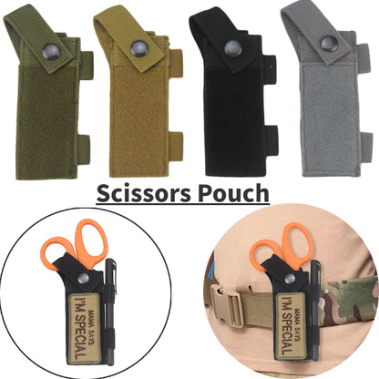 Tragbarer MOLLE-Scherenhalter – taktisches EDC-Holster für medizinische und Überlebenswerkzeuge