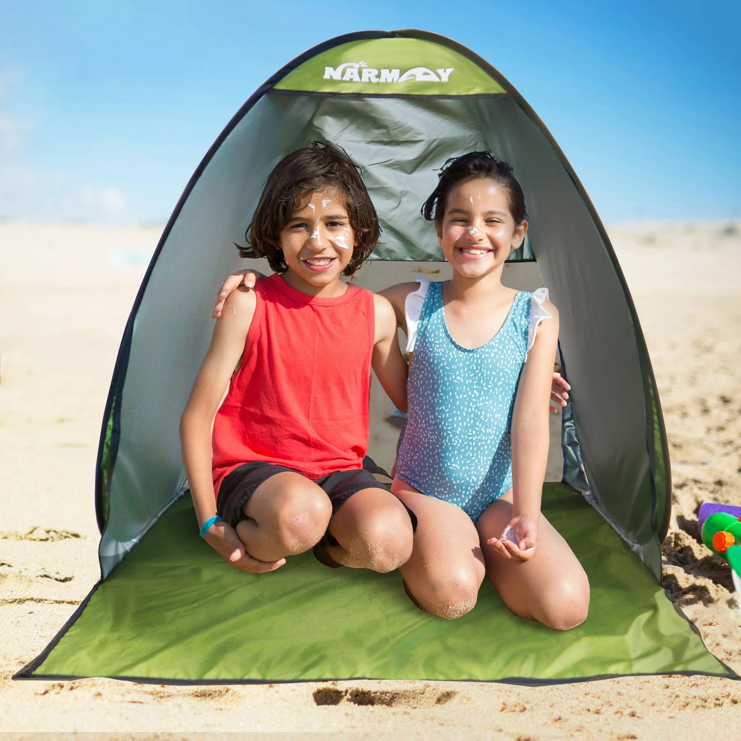 Pop-Up Strandtent – UV-bestendig & Waterdicht Zonnescherm voor Camping en Outdoor