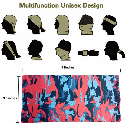 Outdoor Ice Silk Zonnebescherming Bandana – Multifunctionele Motorfiets Nekhoes voor Lente & Zomer – Sport Magic Riding Masker Volledig Gezicht