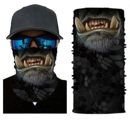 Fiets Bandana Sjaal – Naadloze Tactical Nekhoes & Balaclava – Fiets-, Ski- & Motor Masker voor Mannen – Outdoor Hiking & Vissen