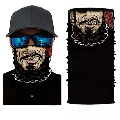 Fiets Bandana Sjaal – Naadloze Tactical Nekhoes & Balaclava – Fiets-, Ski- & Motor Masker voor Mannen – Outdoor Hiking & Vissen