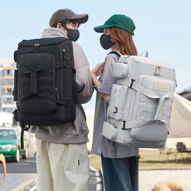 Sporttasche mit großem Fassungsvermögen – Reisetasche mit Nass-/Trocken-Trennung, sportlicher Rucksack für Yoga und Fitness