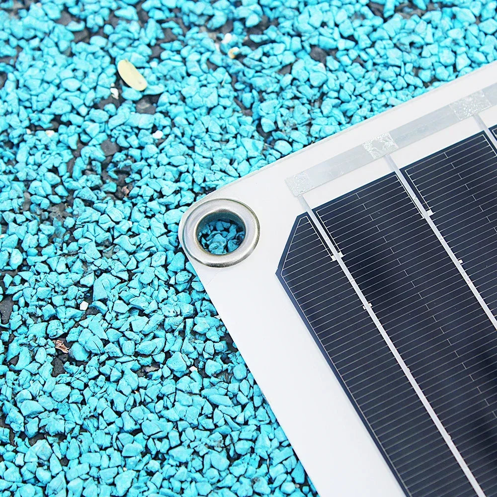 12V Flexibel Monokristallijn Zonnepaneel – 100W tot 600W Waterdicht Solar Panel voor RV & Boot