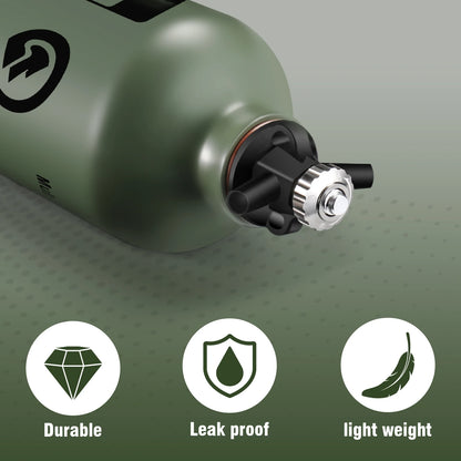 Liquid Fuel Bottle 0.5L / 1L | Veiligheidsventiel voor Outdoor Camping en Multi-Purpose Gebruik