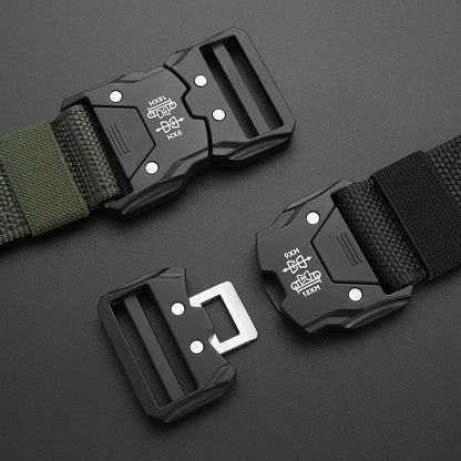 Taktischer Hüftgürtel mit automatischer Schnalle – langlebig und geeignet für Outdoor-Abenteuer – Unisex-Modeaccessoire