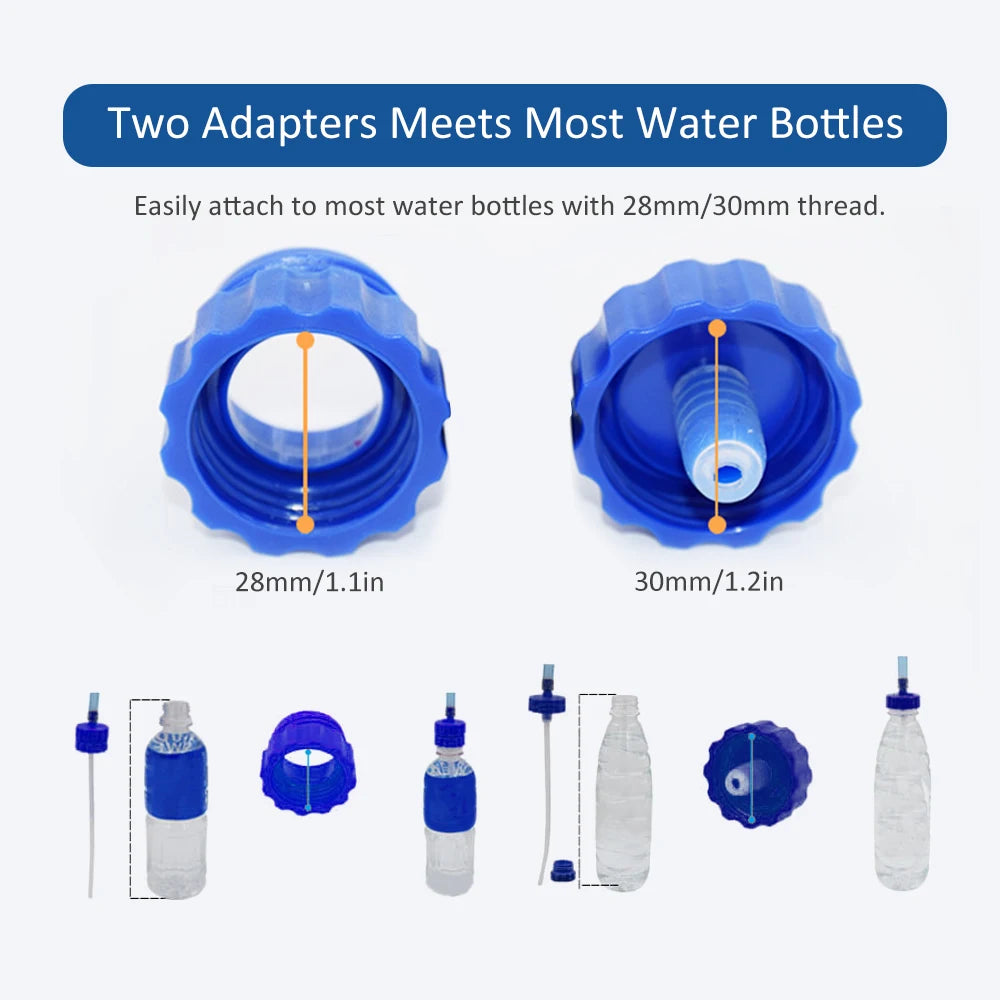 Waterfles Drinkslang – Hydratatiesysteem met Dubbele Adapter