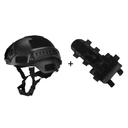MICH2000 Airsoft MH Tactical Helm – Militärhelm mit Batterietasche für Airsoft, Jagd und Sicherheit