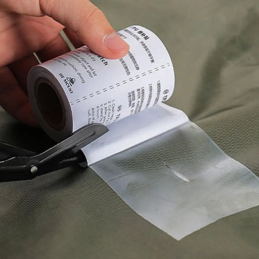 Wasserdichtes, transparentes TPU-Reparaturband – selbstklebendes Vinyl-Flicken für Pool-, Zelt- und Schlauchbootreparaturen