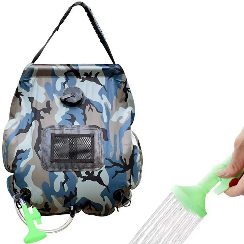 Draagbare Solar Camping Douchezak 20L – Zonneverwarmde Outdoor Douche voor Kamperen & Hiking