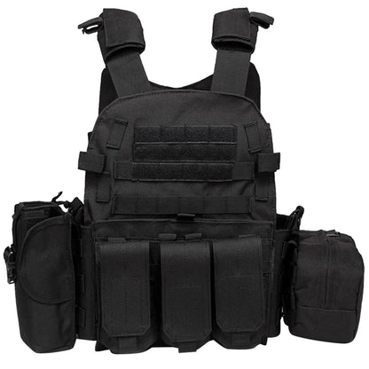 Tactisch Nylon Vest met MOLLE – Militair Combat Vest voor Airsoft, Jacht & Outdoor Training