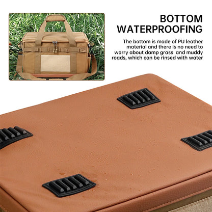30-45-60L Outdoor Opbergtas | Grote Capaciteit Camping Tas voor Gasfles, Keukengerei en Picknick Benodigdheden