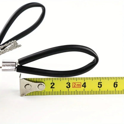 1PC Draagbare RVS Draadzaag met Vingerhandvat – Pocket Handzaag voor Kamperen, Hiking en Overleving