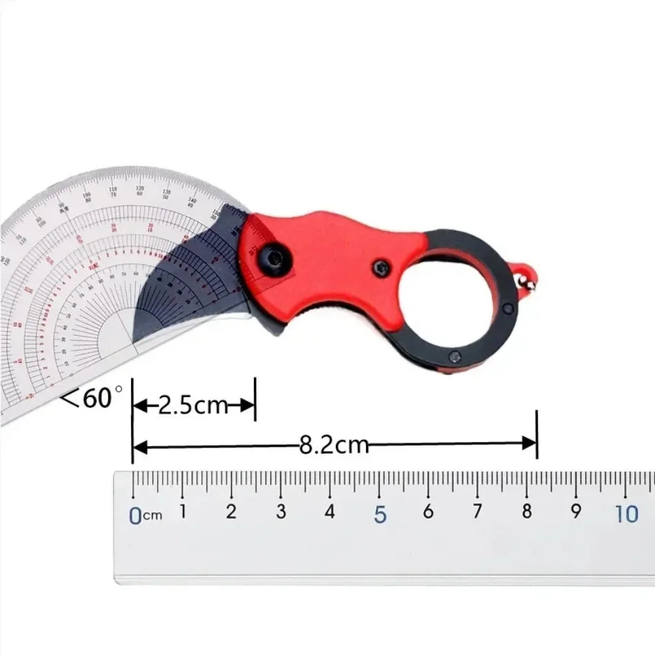 Edelstahl-Minimesser-Karabiner-Multitool – EDC-Taschenmesser, tragbares Outdoor-Multitool, taktisch und militärisch