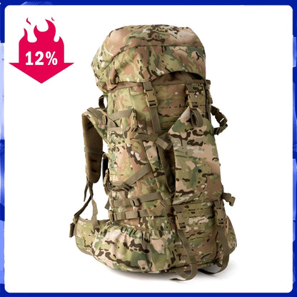 100L Military Tactical Backpack – Waterproof ILBE Army Backpack for Camping &amp; Hiking