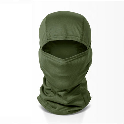 Camouflage Balaclava Hoed voor Fietsers & Jagers – Volledige Gezichtsmasker voor Buiten, Skiën, Motorhelm Binnenmuts